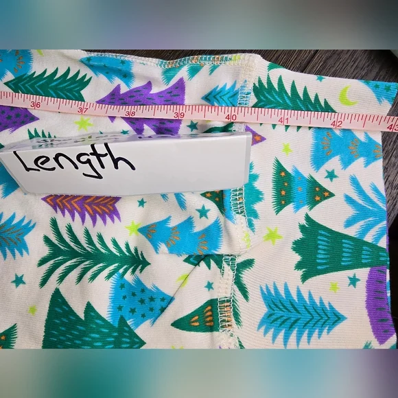 Christmas Tree Print Pajamas Adults New XXL Unisex - Picture 14 of 15